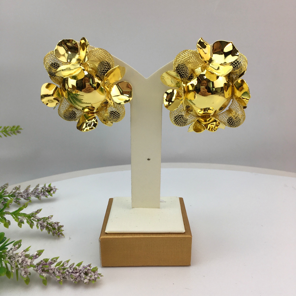 Yuminglai-أقراط فاخرة مطلية با - مراجعة Women Accessories Dubai وسعره