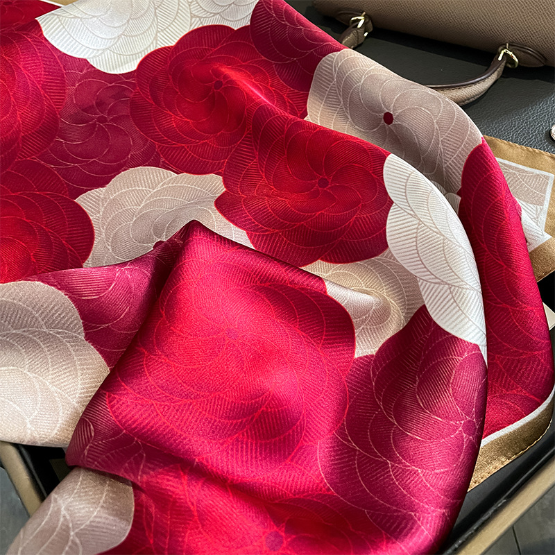 موضة 100% الحرير الخالص الحقيق - مراجعة Silk Scarf Square وسعره